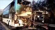 Πάτρα: Φωτιά σε λεωφορείο με μαθητές - Καλά στην υγεία τους οι επιβαίνοντες