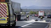 Εκτροπή νταλίκας στην Ε.Ο. Αθηνών - Θεσσαλονίκης, στο ύψος της Γυρτώνης