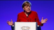 Γερμανία: Κατά του προστατευτισμού στην οικονομία η Άνγκελα Μέρκελ