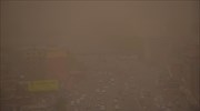 Αυξημένη σκόνη στην ατμόσφαιρα της πόλης Τσανγκτσούν