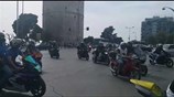 Διαμαρτυρία μοτοσικλετιστών στη Θεσσαλονίκη