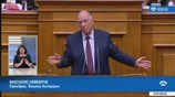 Ο Βασίλης Λεβέντης στην Ολομέλεια της Βουλής
