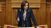 Ντ. Μπακογιάννη: Επιτακτική η ανάγκη εκλογών