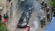 Ένταση με κουκουλοφόρους στην οδό Ναυαρίνου στα Εξάρχεια