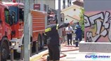 Επιχείρηση απεγκλωβισμού από το κτήριο στην Ιερά Οδό