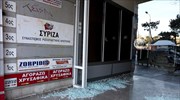 Μολότοφ στα γραφεία του ΣΥΡΙΖΑ στη Θεσσαλονίκη