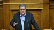 Δ. Κουτσούμπας: Δεν συμφωνώ με τις λέξεις που χρησιμοποίησε ο Κ. Καζάκος