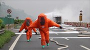 Κατάσβεση πυρκαγιάς στη Νανίνγκ