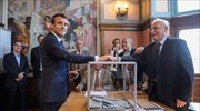 Γαλλία: Ψήφισε ο Μακρόν