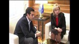 Με την Κορίνα Κρέτσου συναντήθηκε ο Αλέξης Τσίπρας