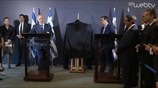 Κοινές δηλώσεις κατά την τελετή αποκαλυπτηρίων πλακέτας για το Μουσείο Ολοκαυτώματος