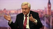 Ντέιβις: Βέβαιος για τη διαπραγμάτευση μίας καλής συμφωνίας με την Ε.Ε.