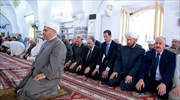Σπάνια δημόσια εμφάνιση του Σύρου προέδρου, Μπασάρ αλ-Άσαντ, στη Χάμα