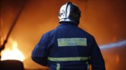 Φωτιά τα ξημερώματα σε σκουπίδια στη Λάρισα