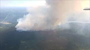 Κατάσταση έκτακτης ανάγκης λόγω πυρκαγιών σε επαρχία του Καναδά