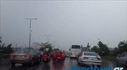 Θεσσαλονίκη: Κυκλοφοριακά προβλήματα λόγω κακοκαιρίας