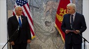 Στο Μαυροβούνιο ο αντιπρόεδρος των ΗΠΑ: «Το μέλλον σας είναι στη Δύση»