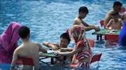 Επιτραπέζια παιχνίδια στο νερό στην Κίνα