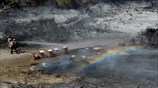 Πυρκαγιά στα Καλύβια Θορικού στο Λαγονήσι