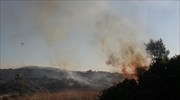 Σε εξέλιξη πυρκαγιές σε Τζια, Γορτυνία και Αμπέλια Αγρινίου