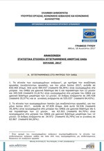 Στατιστικά στοιχεία εγγεγραμμένων ανέργων τον Ιούλιο