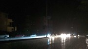 Λάρισα: Προβλήματα στην ηλεκτροδότηση λόγω κακοκαιρίας