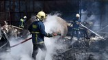 Πυρκαγιά σε μεταφορική εταιρεία στην περιοχή του Ρέντη