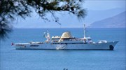 Onassis super yacht again sails in the Aegean