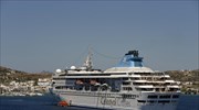 Cruise ship arrivals to Greece down in 2017, sector group says