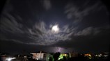 Κεραυνός στον νυχτερινό ουρανό των Τρικάλων