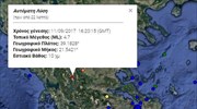 Σεισμός 4,9 Ρίχτερ βορειοδυτικά του Καρπενησίου