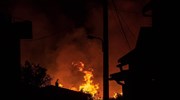 Ολονύχτια μάχη με τις φλόγες στη δυτική Αχαΐα