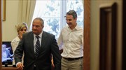 Συνάντηση Κυρ. Μητσοτάκη - Κ. Καραμανλή