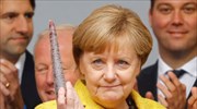 Προεκλογική συγκέντρωση της Μέρκελ στο Φράιμπουργκ