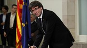 Υπέγραψε τη «διακήρυξη ανεξαρτησίας» ο ηγέτης της Καταλονίας