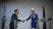 Lagarde, Tsipras 
