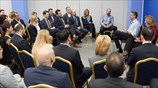 Συνάντηση Κυρ. Μητσοτάκη με στελέχη του Μητρώου της Ν.Δ.