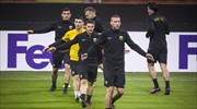 Europa League: Πανέτοιμη για όλα η ΑΕΚ στο «Σαν Σίρο»