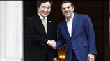 Συνάντηση Τσίπρα - Λι Νακ Γιον: Ενίσχυση της διμερούς συνεργασίας.