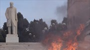 Μολότοφ και χημικά στο περιθώριο του μαθητικού συλλαλητηρίου