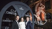 Ο Eddie Redmayne εμφανίζεται μαζί με την OMEGA στη Βενετία για τον εορτασμό της νέας συλλογής Aqua Terra