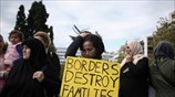 Διαμαρτυρία προσφύγων στην πλατεία Συντάγματος