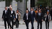 Προφυλάκιση οκτώ Καταλανών πρώην υπουργών διέταξε Ισπανός δικαστής
