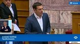 Βουλή: Η απάντηση του Πρωθυπουργού στον Κυριάκο Μητσοτάκη