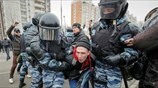 Μόσχα: Συλλήψεις σε αντικυβερνητική πορεία εθνικιστών