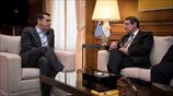 Συνάντηση του Πρωθυπουργού με τον πρόεδρο της Κυπριακής Δημοκρατίας