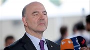Μοσκοβισί: Το ίδιο καλή η συνεργασία με Κυρ. Μητσοτάκη και Αλ. Τσίπρα