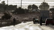 Πλημμύρες και εγκλωβισμένοι λόγω της σφοδρής βροχόπτωσης σε Μάνδρα, Μέγαρα και Ν. Πέραμο