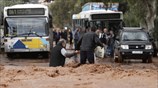 Πλημμύρες σε Μάνδρα, Ν. Πέραμο και Μέγαρα