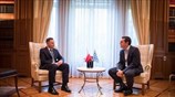 Συνάντηση του Πρωθυπουργού με τον πρόεδρο της Δημοκρατίας της Πολωνίας